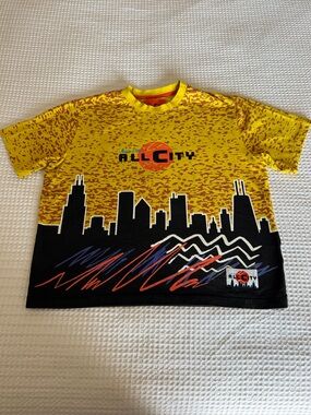 Just Don All City Yellow Short-Sleeve graphic T shirt like new